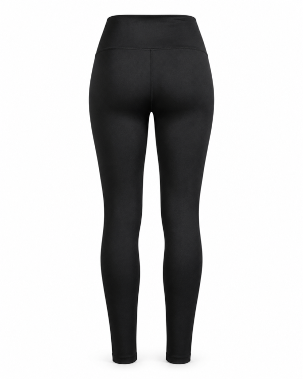 Klasyczne Czarne Legginsy Modelujące z Wysokim Stanem
